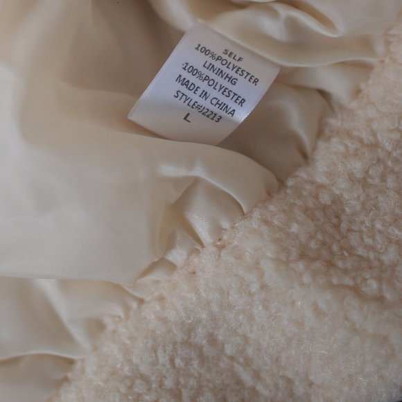 NWT Sherpa Vanilla Jacket Doll's KIll brand. - Picture 11 of 11